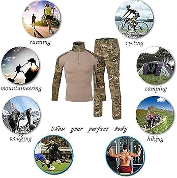 サバゲー装備(服)上下＆関節部に入れるパッド付き 楽天市場】【レビュー特典】迷彩服 上下セット 迷彩 ミリタリー